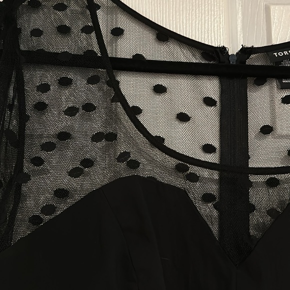 Polka dot black blouse. - Picture 2 of 2